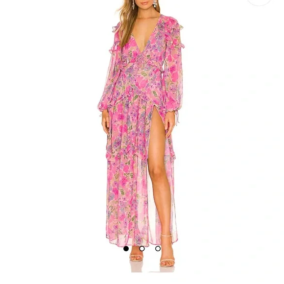 ISO For Love & Lemons Annie Maxi Dress Small
